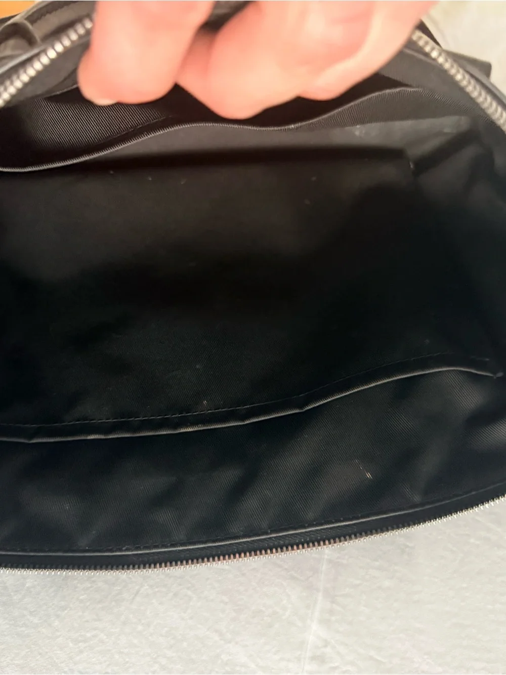 Louis Vuitton Black Damier Laptop Briefcase
